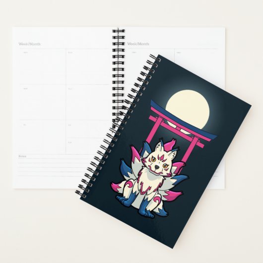 Negenstaartkitsune - Japanse Fox Yokai Planner (Display)