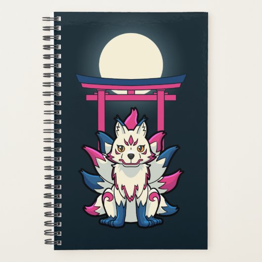 Negenstaartkitsune - Japanse Fox Yokai Planner (Voorkant)