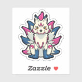 Negenstaartvos - Kyuubi Kitsune Sticker (Vel)