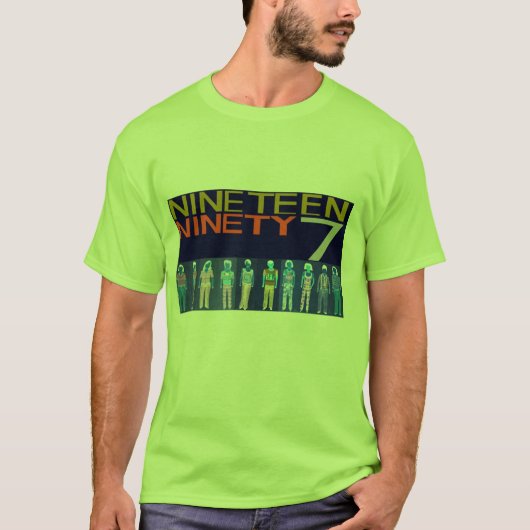 Negentien 97, omgekeerd afbeelding van de groep t-shirt (Voorkant)