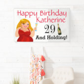 Negentien jaar en houdsterdag spandoek (Insitu)