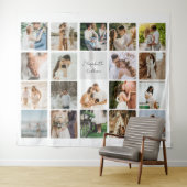 Negentien Photo Collage Simple NewWeds Couple Wandkleed (In Situ (horizontaal))