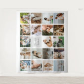 Negentien Photo Collage Simple NewWeds Couple Wandkleed (Voorkant)