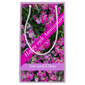 Negentiende bruiloft Jubileum Sweet Pea Klein Cadeauzakje (Voorkant)