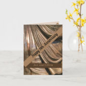 Negentiende Jubileum bronzen Kaart (Gele Bloem)