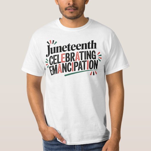 negentiende mannen t-shirt (Voorkant)