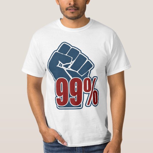 Negentig procent vuist t-shirt (Voorkant)