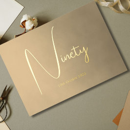 Negentigste 90ste verjaardag uitnodiging