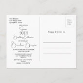 Negentigste 90ste verjaardag van de man Moderne ui Briefkaart (Achterkant)