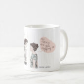 Negeren en vooroordelen koffiemok (Voorkant rechts)