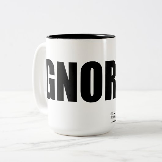 Negeren : Foamy Mok (Voorkant links)