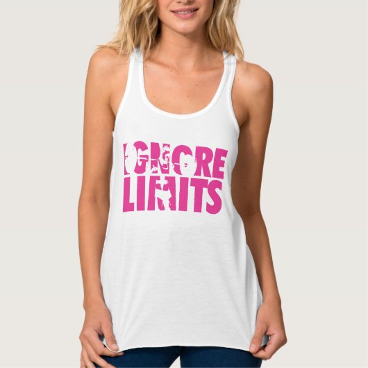 NEGEREN LIMIETEN - Women's Workout Motivatie Tanktop (Voorkant)