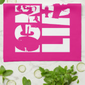 NEGEREN LIMIETEN - Women's Workout Motivatie Theedoek (Gevouwen)