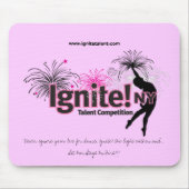 Negeren! NY Pink Mousepad Muismat (Voorkant)