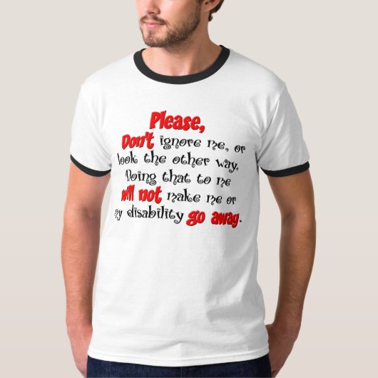 Negeren T-shirt (Voorkant)