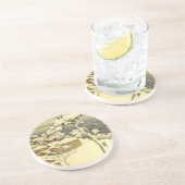 Negishi, Japan Zandsteen Onderzetter (Zijkant)