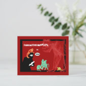 negjacard briefkaart (Staand voorkant)