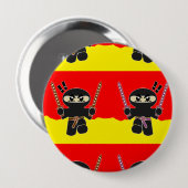 negjas ronde button 4,0 cm (Voorkant /achterkant)
