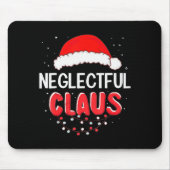 Neglectful Santa Claus Christmas Matching Costume  Muismat (Voorkant)