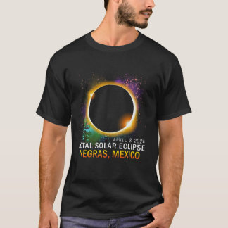 Negras Mexico totale zonsverduistering 2024 T-shirt