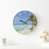 Negril Beach Jamaica Clock Grote Klok (Huis)