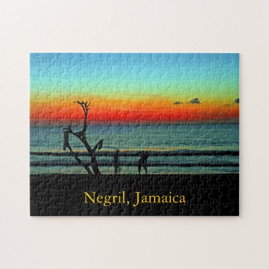 Negril Beach Sunset Legpuzzel (Horizontaal)