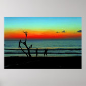 Negril Beach Sunset Poster (Voorkant)