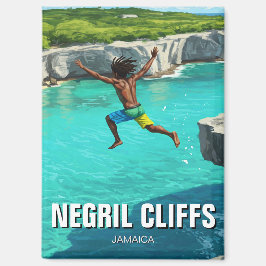 Negril Cliffs Jamaica Reizen Magneet