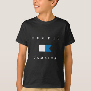 Negril Jamaica Alpha Dive Flag T-shirt
