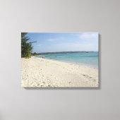 Negril, Jamaica Beach Canvas Print (Voorkant)