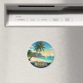 Negril Jamaica Beach Magneet (Insitu (Vaatwasser))