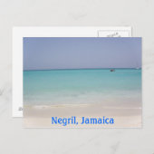 Negril, Jamaica Briefkaart (Voorkant / Achterkant)