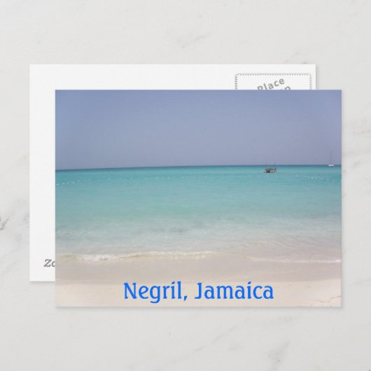 Negril, Jamaica Briefkaart (Voorkant / Achterkant)