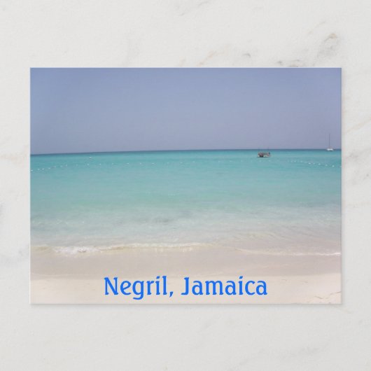 Negril, Jamaica Briefkaart (Voorkant)