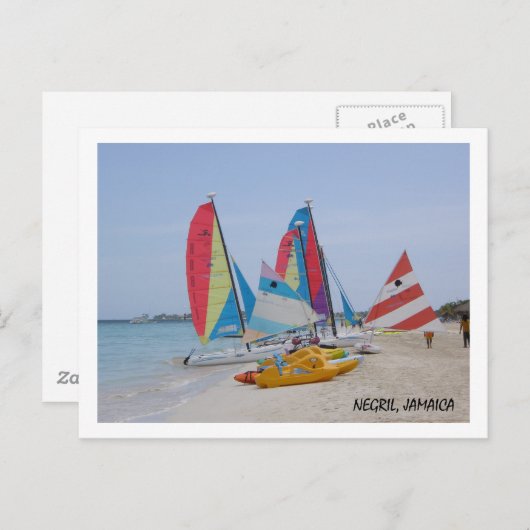 Negril, Jamaica Briefkaart (Voorkant / Achterkant)