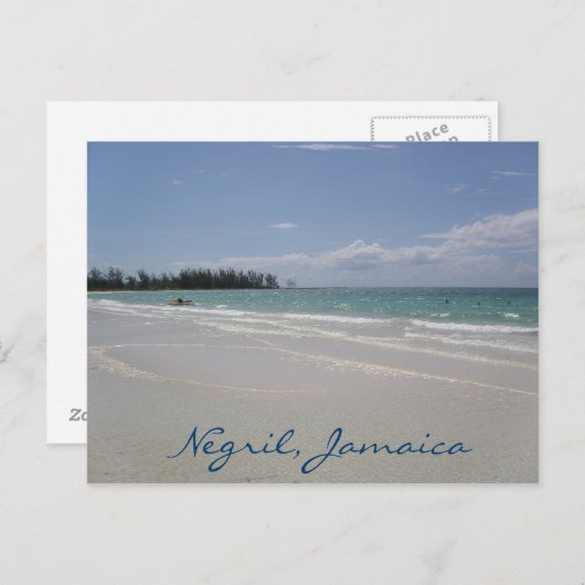 Negril, Jamaica Briefkaart (Voorkant / Achterkant)