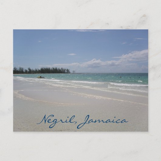 Negril, Jamaica Briefkaart (Voorkant)