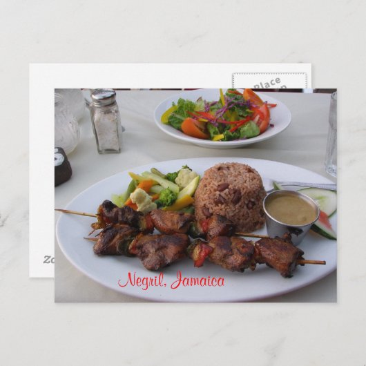 Negril Jamaica Briefkaart (Voorkant / Achterkant)