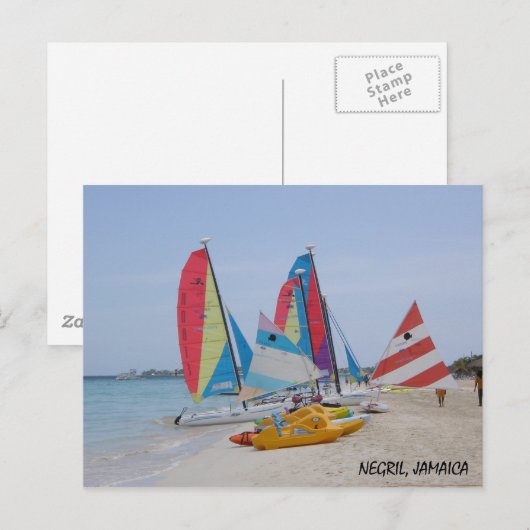 Negril, Jamaica Briefkaart (Voorkant / Achterkant)