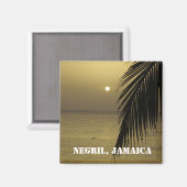 Negril, Jamaica Magnet (Voorkant / Achterkant)