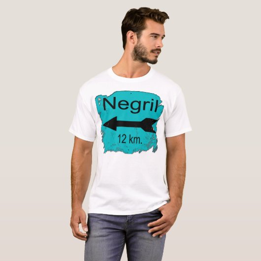 NEGRIL JAMAICA T-SHIRT (Voorkant volledig)