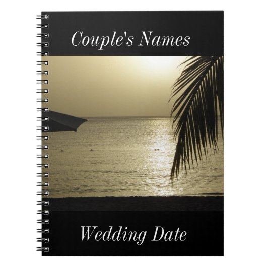 Negril Jamaica Wedding Guestbook Notitieboek (Voorkant)
