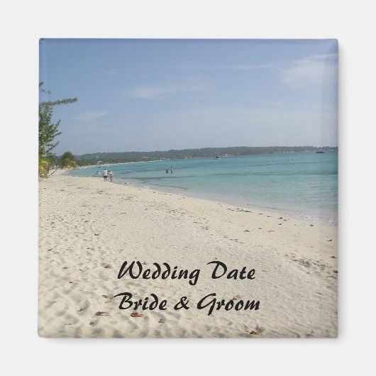 Negril, Jamaica Wedding Magnet (Voorkant)