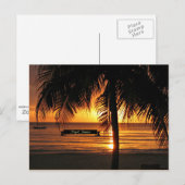 Negril, Jamaica-zonsondergang Briefkaart (Voorkant / Achterkant)