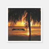 Negril, Jamaica-zonsondergang Servet (Voorkant)