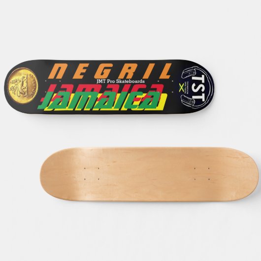NEGRIL JMT 8 1/2 "Skateboard Deck Persoonlijk Skateboard (Horizontaal)