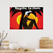  Negrita Le Rhum door Villemot Poster (Keuken)