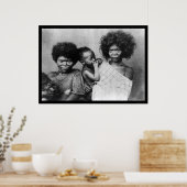 Negrito Women Filipijnen 1898 Poster (Keuken)