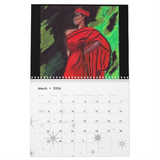 NEGRO ART KALENDER (Mar 2026)
