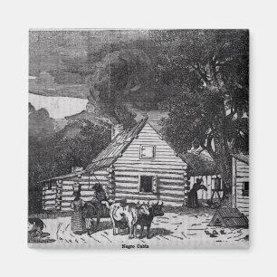 Negro Cabin Magneet